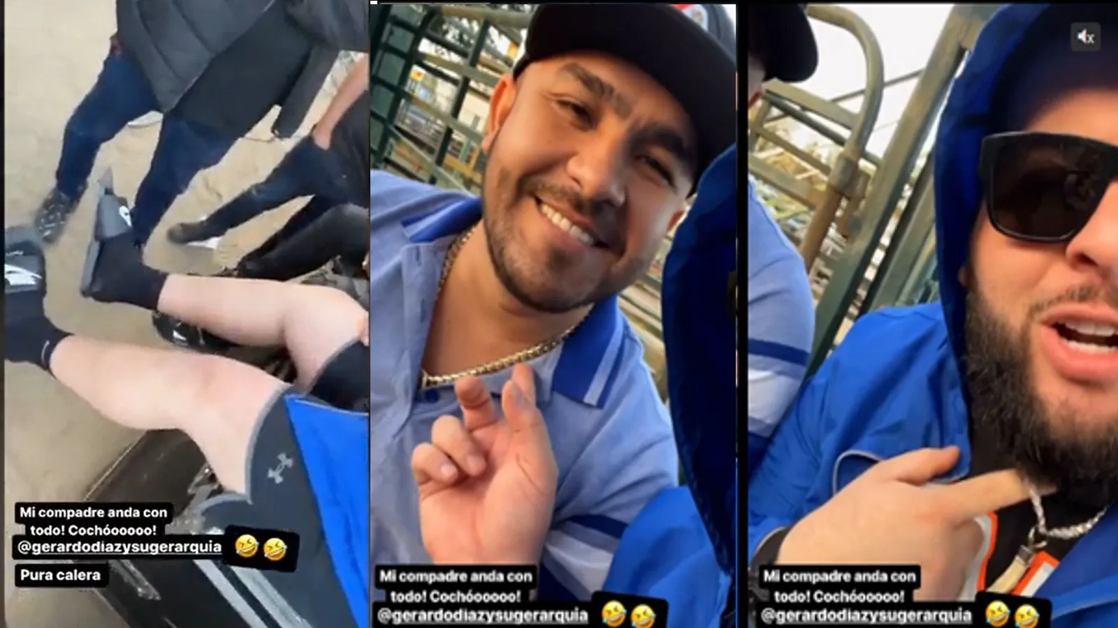 ¡Ahí humildemente! El Fantasma y y Gerardo Díaz bromean sobre sus lujos ¡Ahí humildemente! El Fantasma y y Gerardo Díaz bromean sobre sus lujos