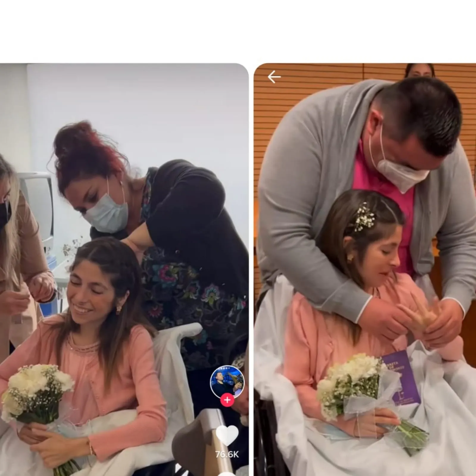 Nayaret Silva cumple su sueño de casarse con el amor de su vida tras ser desahuciada Nayaret Silva cumple su sueño de casarse con el amor de su vida tras ser desahuciada