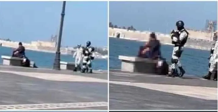Pareja se estaba dando tanto cariño en el malecón de Veracruz, que tuvo que ser separada por la Guardia Nacional (VIDEO) Pareja se estaba dando tanto cariño en el malecón de Veracruz, que tuvo que ser separada por la Guardia Nacional (VIDEO)