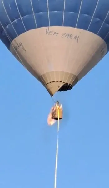 Salen a la luz más detalles del globo aerostático incendiado en Teotihuacán Salen a la luz más detalles del globo aerostático incendiado en Teotihuacán