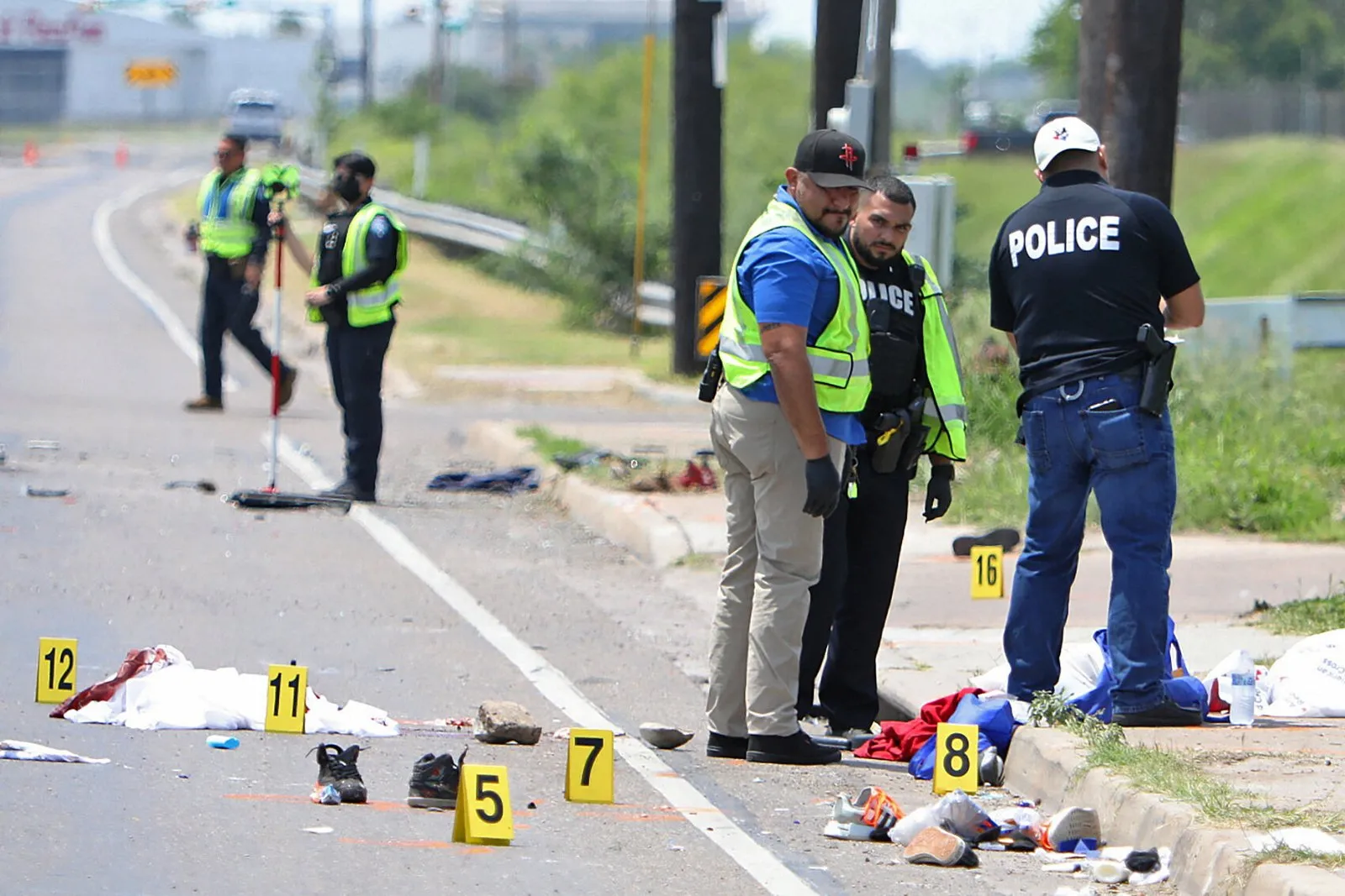 Investigan atropello masivo de migrantes en Texas Investigan atropello masivo de migrantes en Texas