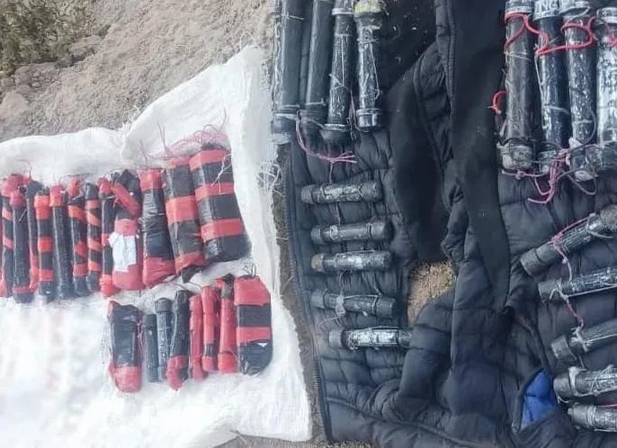 En Aguascalientes, Guardia Nacional localiza artefactos explosivos artesanales dentro de una cueva En Aguascalientes, Guardia Nacional localiza artefactos explosivos artesanales dentro de una cueva