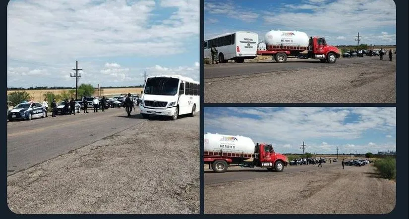Aseguramiento de casa provoca bloqueos en Carretera en El Tamarindo, Culiacán Aseguramiento de casa provoca bloqueos en Carretera en El Tamarindo, Culiacán