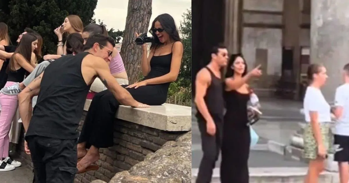 Mario Casas y Eiza González disfrutan de una “cita” en Roma, Italia Mario Casas y Eiza González disfrutan de una “cita” en Roma, Italia