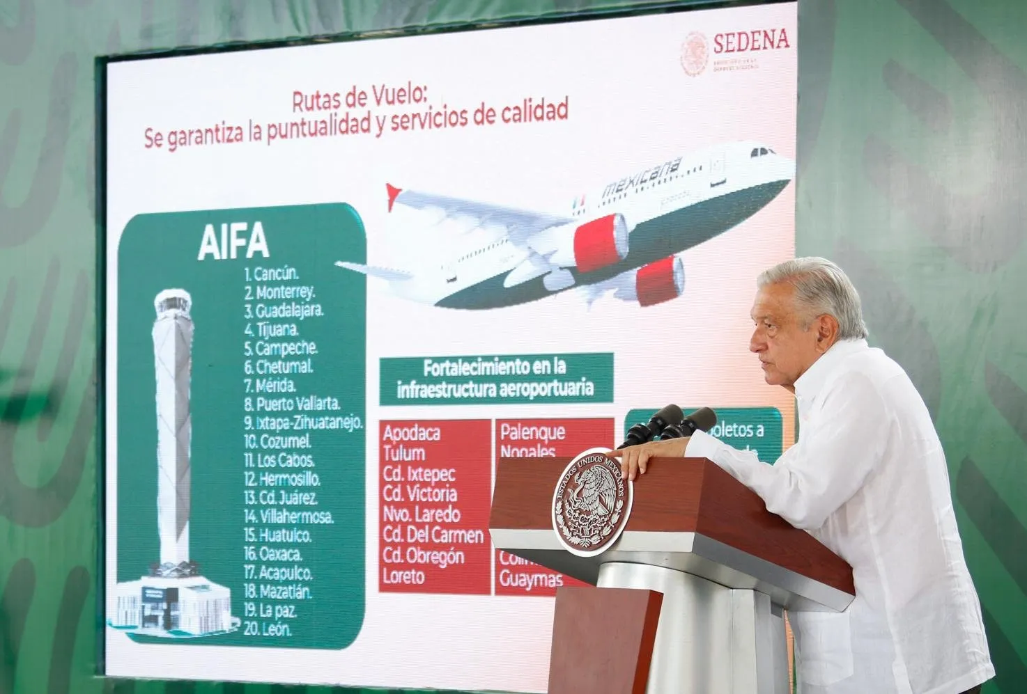 Tramo de Palenque a Cancún del Tren Maya se inaugurará el 15 de diciembre: AMLO Tramo de Palenque a Cancún del Tren Maya se inaugurará el 15 de diciembre: AMLO