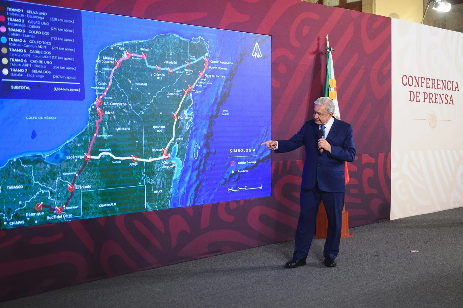 Gobierno de México prepara inauguración de primera etapa del Tren Maya Gobierno de México prepara inauguración de primera etapa del Tren Maya