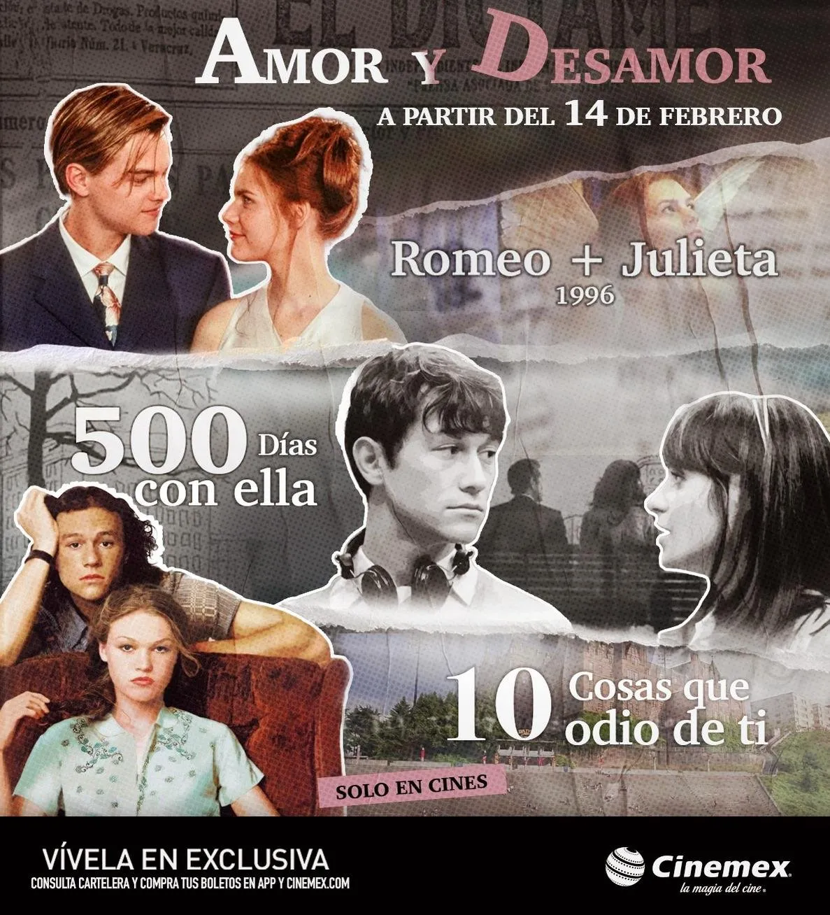 Celebra un 14 de febrero lleno amor y palomitas junto a Cinépolis y Cinemex Celebra un 14 de febrero lleno amor y palomitas junto a Cinépolis y Cinemex
