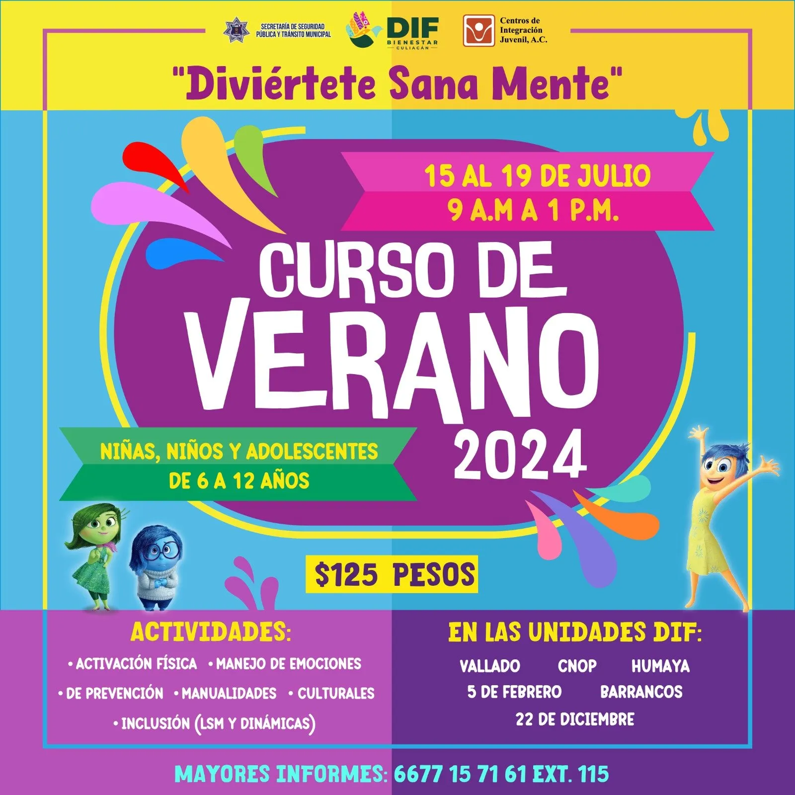 Invita DIF Bienestar a participar en el curso de verano “Diviértete Sana mente” Invita DIF Bienestar a participar en el curso de verano “Diviértete Sana mente”