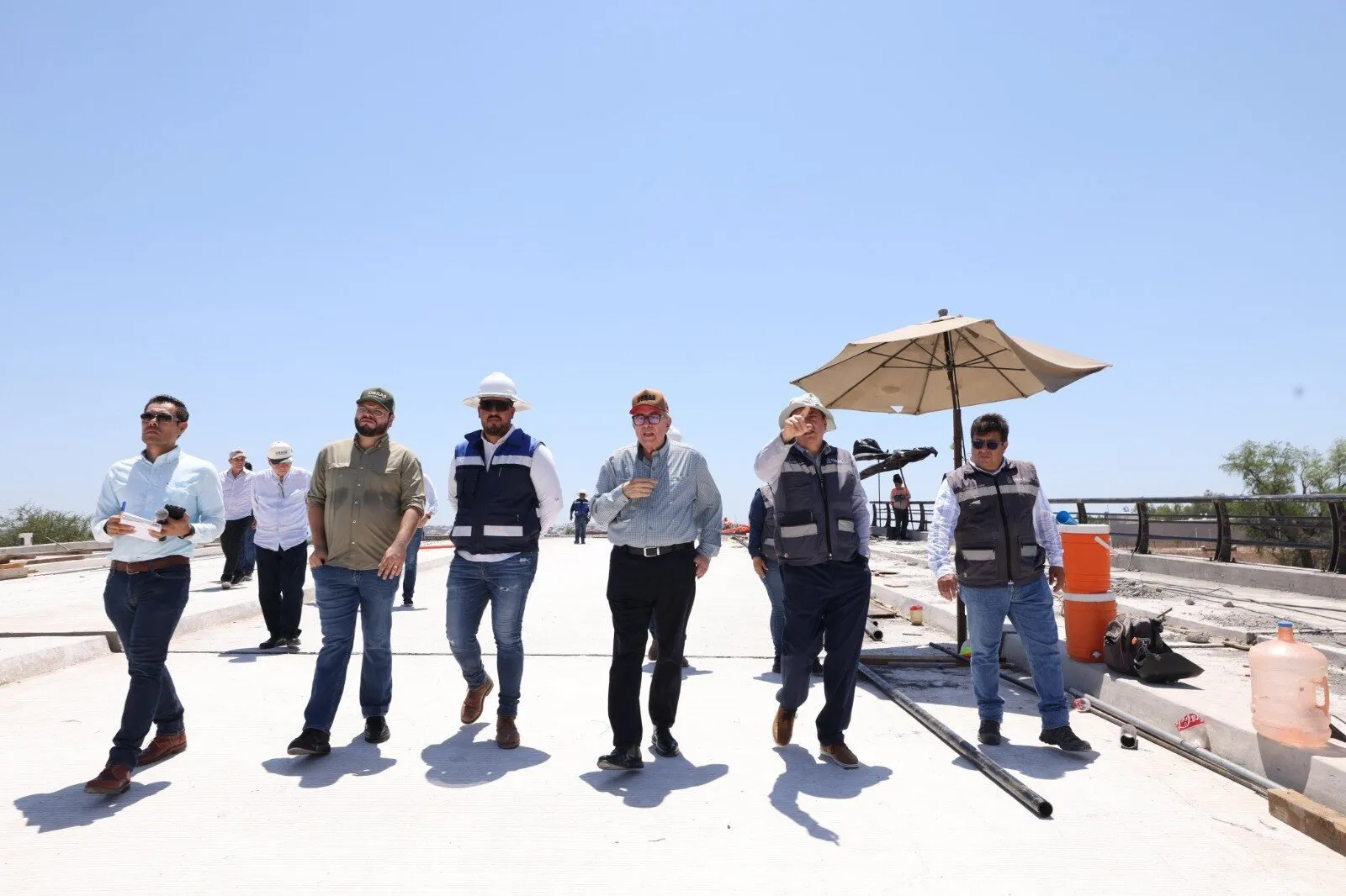 El puente Santa Fe será circuito facilitador y descongestionador de tráfico, señala Rocha, al supervisar avances de obra El puente Santa Fe será circuito facilitador y descongestionador de tráfico, señala Rocha, al supervisar avances de obra