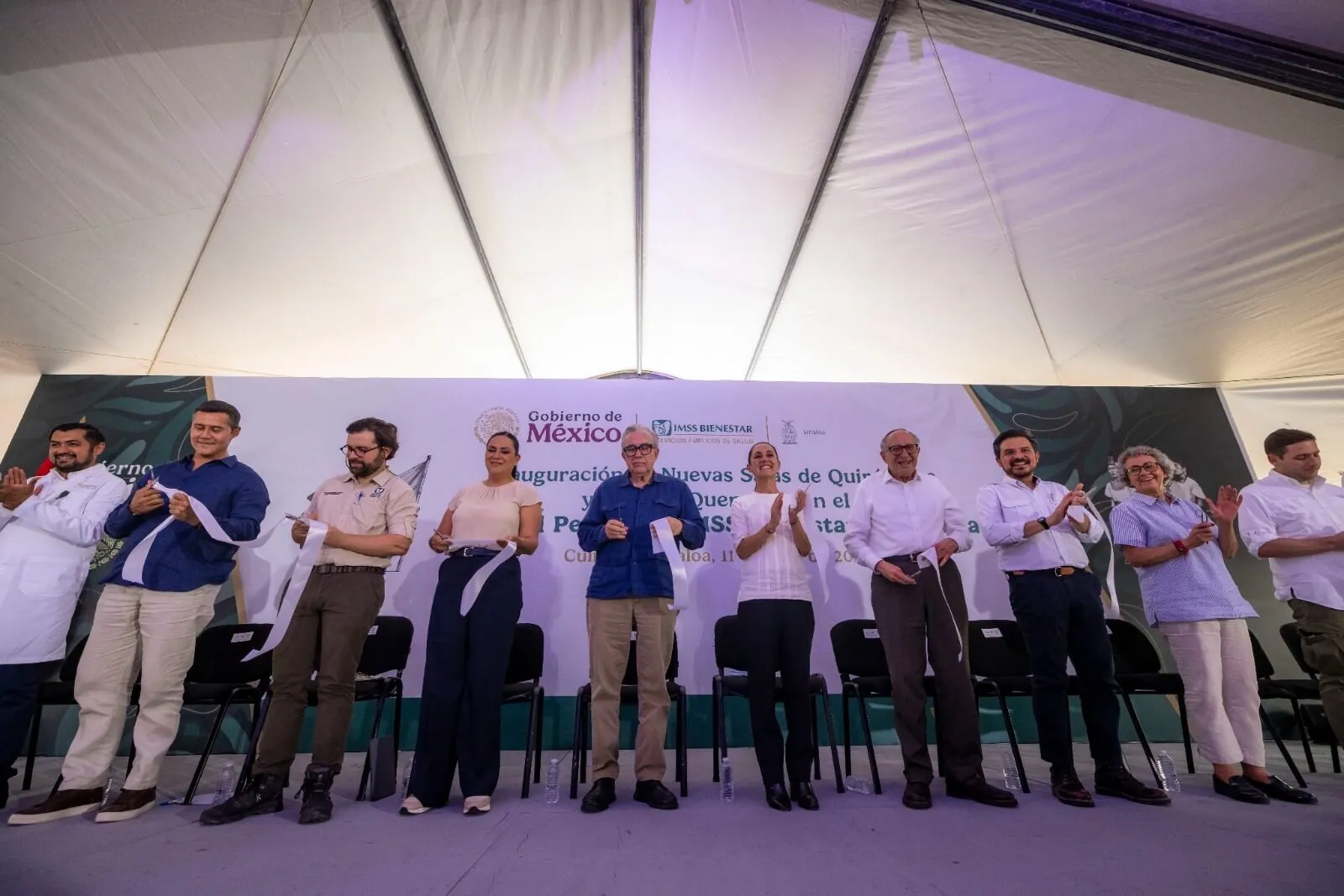 Presidenta Sheinbaum y Gobernador Rocha Moya inauguran nuevas áreas del Hospital Pediátrico de Sinaloa Presidenta Sheinbaum y Gobernador Rocha Moya inauguran nuevas áreas del Hospital Pediátrico de Sinaloa