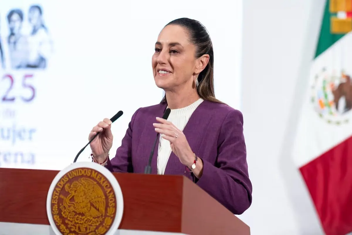 La presidenta Sheimbaun afirma que no se concretaron contratos de Pemex ligados a sobornos La presidenta Sheimbaun afirma que no se concretaron contratos de Pemex ligados a sobornos