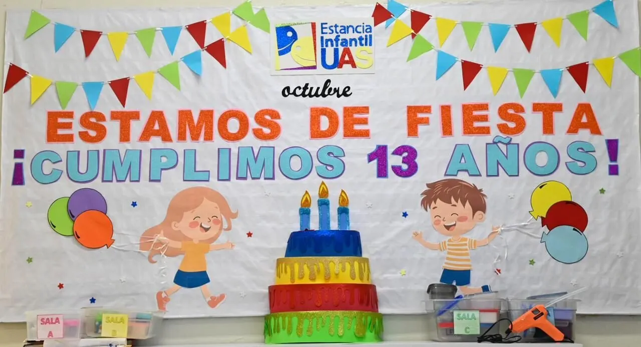 ¡De manteles largos! La Estancia Infantil de la UAS llega a su 13 aniversario siendo gran apoyo de estudiantes que ya son padres y madres de familia ¡De manteles largos! La Estancia Infantil de la UAS llega a su 13 aniversario siendo gran apoyo de estudiantes que ya son padres y madres de familia
