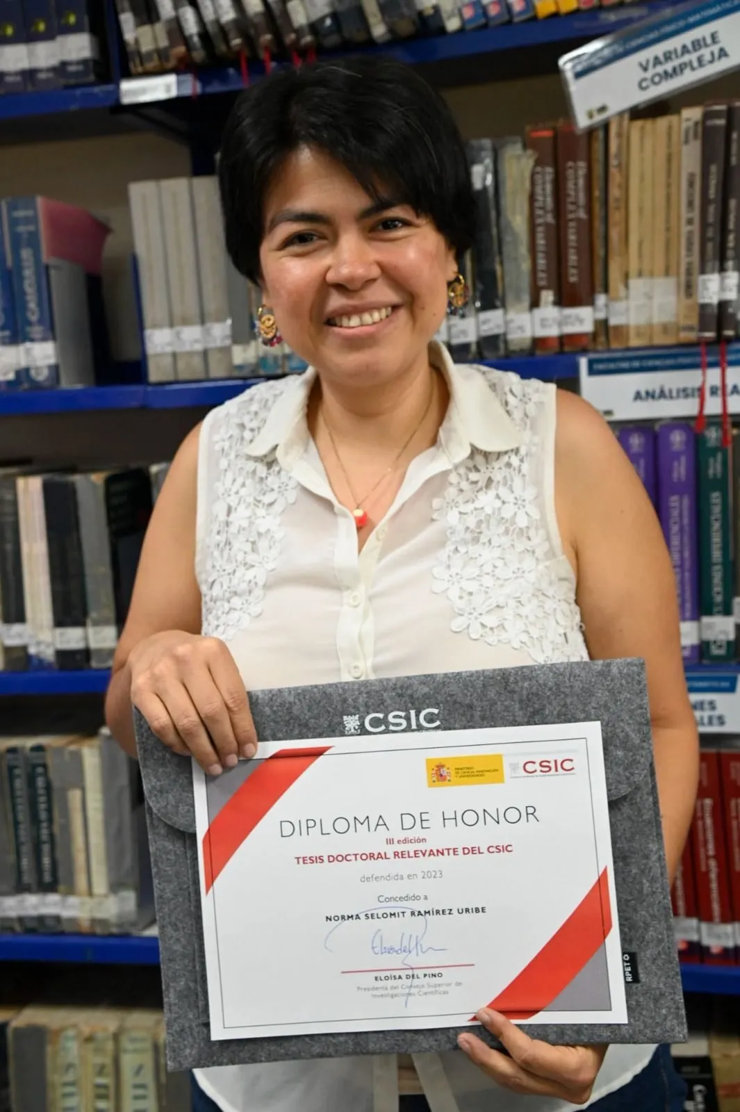 Selomit Ramírez, investigadora de la UAS, recibe premio del Ministerio de Ciencias, Innovación y Universidades de España por su tesis doctoral Selomit Ramírez, investigadora de la UAS, recibe premio del Ministerio de Ciencias, Innovación y Universidades de España por su tesis doctoral