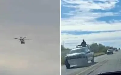Despliegue militar en la Sierra de Choix: helicóptero y 18 camionetas artilladas en operativo Despliegue militar en la Sierra de Choix: helicóptero y 18 camionetas artilladas en operativo