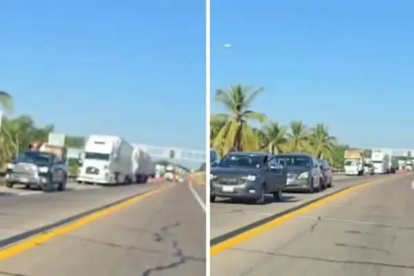 Tras casi 12 horas liberan la autopista Tepic-Mazatlán al retirar tráiler quemado Tras casi 12 horas liberan la autopista Tepic-Mazatlán al retirar tráiler quemado