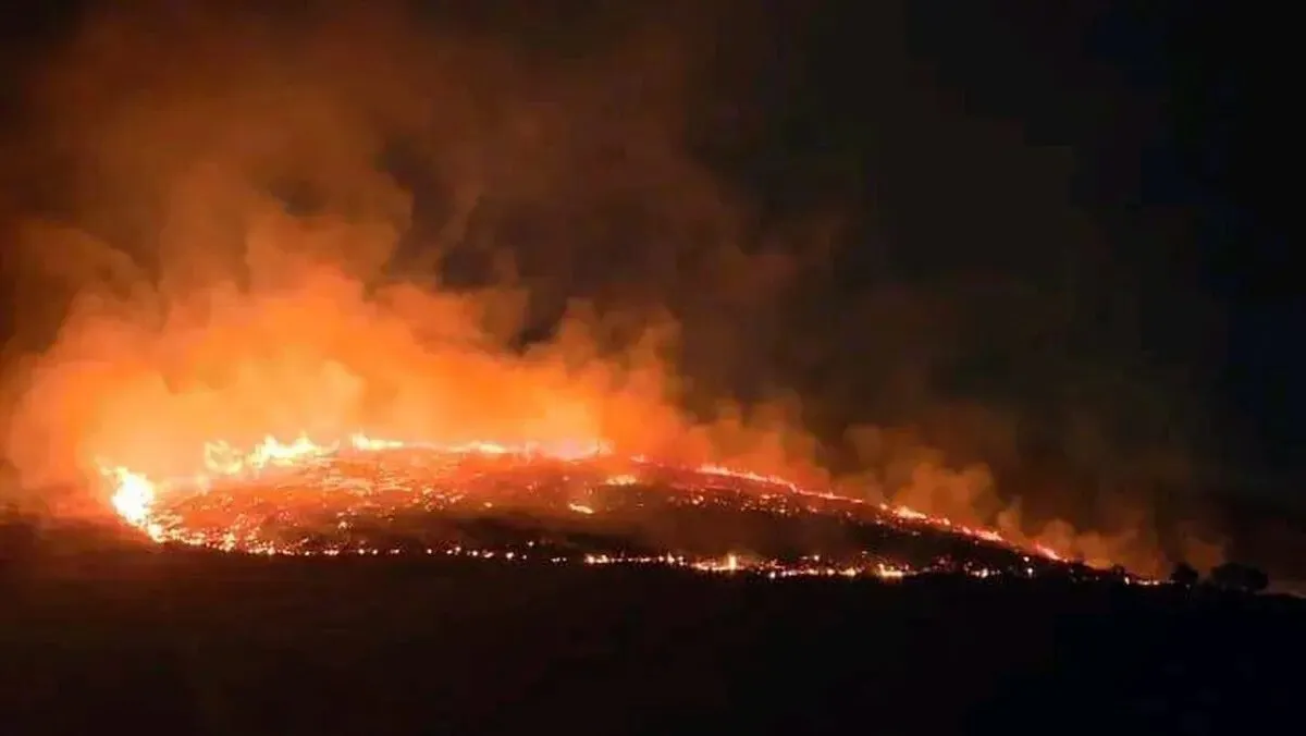 Incendio consume dos hectáreas en la sierra de Guadalupe, ubicada en Ecatepec Incendio consume dos hectáreas en la sierra de Guadalupe, ubicada en Ecatepec