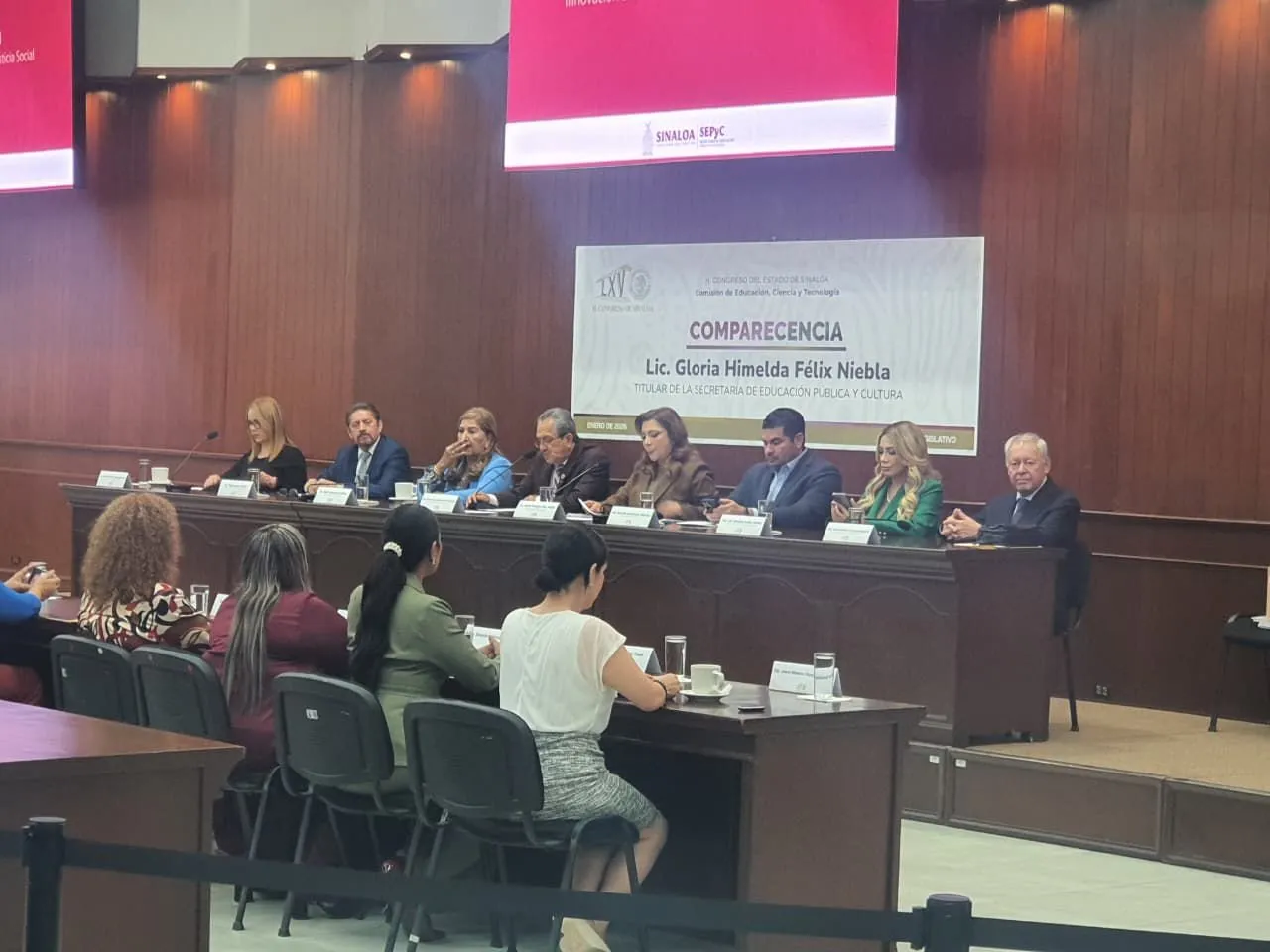 Acompaña la UAS comparecencia de la Secretaria de Educación, Gloria Himelda Félix en el marco del 4to Informe de Gobierno de Sinaloa Acompaña la UAS comparecencia de la Secretaria de Educación, Gloria Himelda Félix en el marco del 4to Informe de Gobierno de Sinaloa