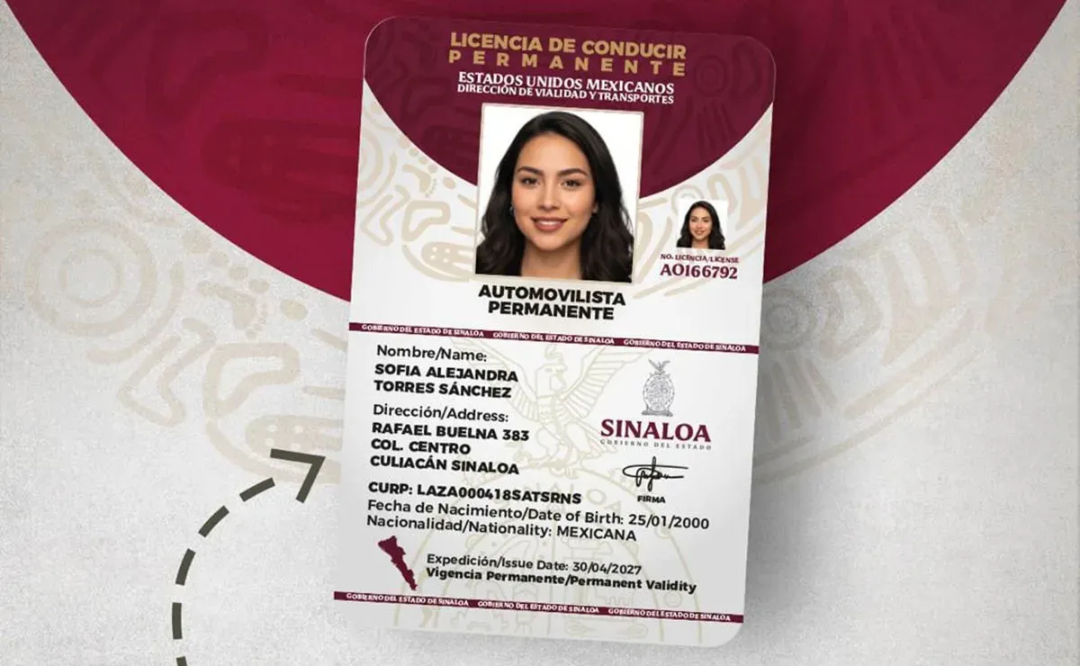 Licencia para conducir para toda la vida llega a Sinaloa Licencia para conducir para toda la vida llega a Sinaloa