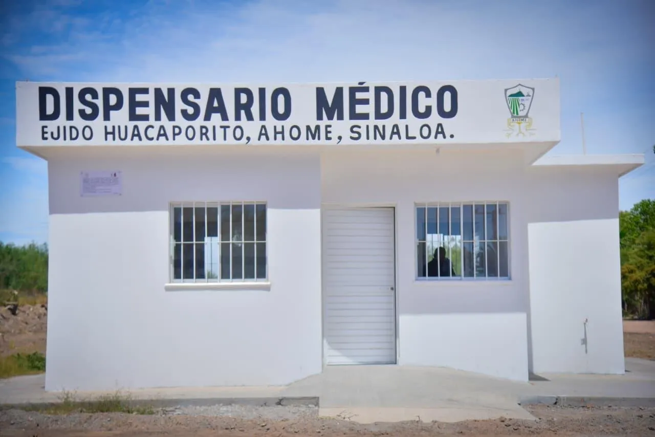 Cumple Gobierno de Ahome anhelo histórico de Huacaporito con nuevo dispensario médico Cumple Gobierno de Ahome anhelo histórico de Huacaporito con nuevo dispensario médico