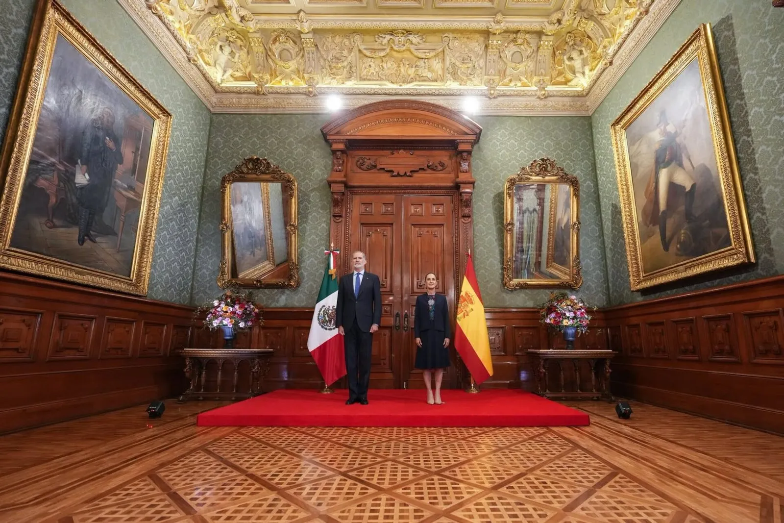 MÉXICO Y ESPAÑA REANUDAN DIÁLOGO DIPLOMÁTICO: LA PRESIDENTA CLAUDIA SHEINBAUM RECIBE AL REY FELIPE VI EN PALACIO NACIONAL MÉXICO Y ESPAÑA REANUDAN DIÁLOGO DIPLOMÁTICO: LA PRESIDENTA CLAUDIA SHEINBAUM RECIBE AL REY FELIPE VI EN PALACIO NACIONAL