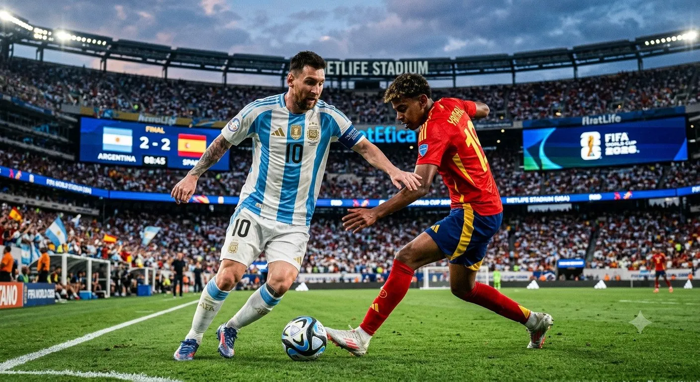 España y Argentina se citan en Nueva York: Todo listo para la gran final del Mundial 2026 España y Argentina se citan en Nueva York: Todo listo para la gran final del Mundial 2026