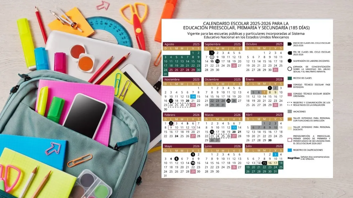 La SEP fija la fecha oficial para el regreso a clases del ciclo escolar 2026-2027 La SEP fija la fecha oficial para el regreso a clases del ciclo escolar 2026-2027