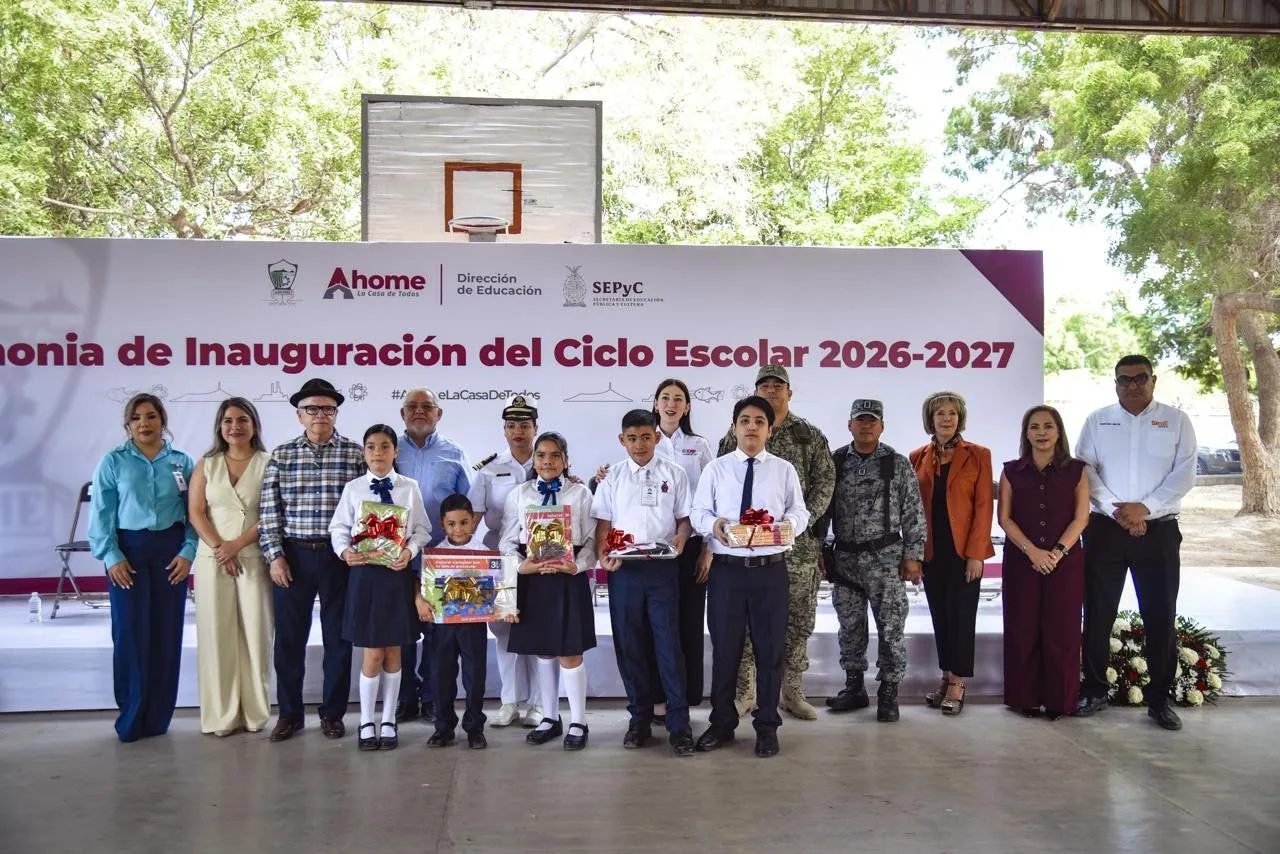 Más de 80 mil estudiantes de nivel básico inician el ciclo escolar 2026-2027 en Ahome. Más de 80 mil estudiantes de nivel básico inician el ciclo escolar 2026-2027 en Ahome.