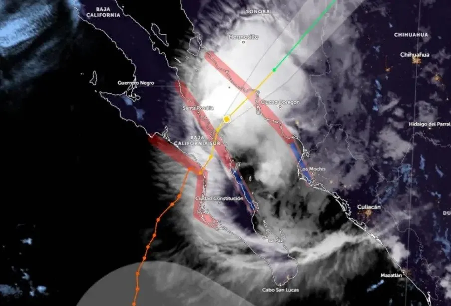 Paso devastador: El huracán “Polo” cruza Baja California Sur y golpea con furia el territorio de Sonora en su segundo impacto Paso devastador: El huracán “Polo” cruza Baja California Sur y golpea con furia el territorio de Sonora en su segundo impacto