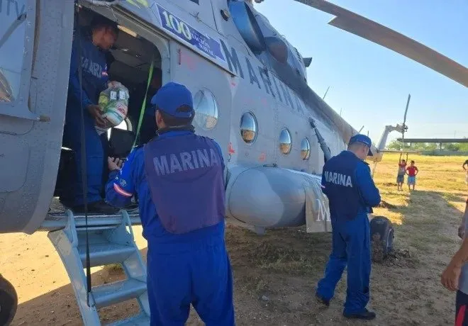 Despliegue preventivo: SEMAR lleva ayuda humanitaria y activa el Plan Marina en Sonora y Sinaloa ante los efectos del huracán “Rachel” Despliegue preventivo: SEMAR lleva ayuda humanitaria y activa el Plan Marina en Sonora y Sinaloa ante los efectos del huracán “Rachel”