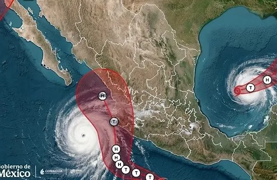 Doble alerta ciclónica: Se forma la Depresión Tropical en el Golfo y un nuevo sistema en el Pacífico mexicano Doble alerta ciclónica: Se forma la Depresión Tropical en el Golfo y un nuevo sistema en el Pacífico mexicano