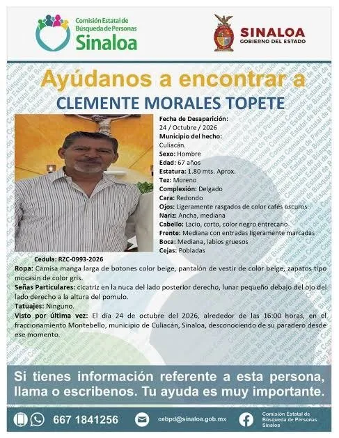 ¡Alerta en Sinaloa! La Iglesia Católica clama por ayuda para localizar al sacerdote Clemente Morales, desaparecido en Culiacán ¡Alerta en Sinaloa! La Iglesia Católica clama por ayuda para localizar al sacerdote Clemente Morales, desaparecido en Culiacán